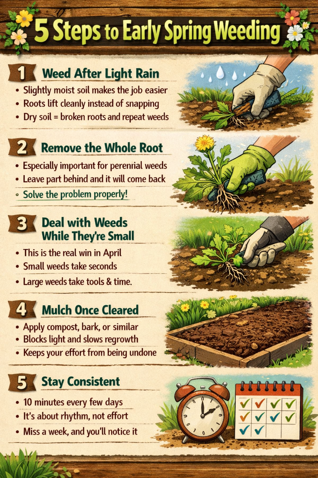 Spring Weeding Butter Effective Early Spring Weeding Tips for a Weed-Free Garden