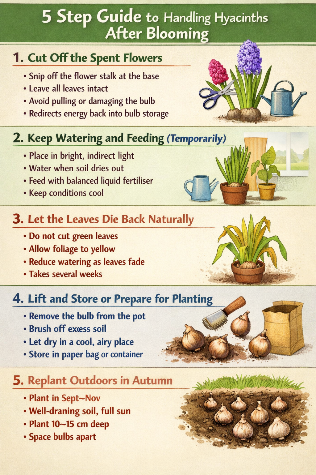 Hyacinth Care After Blooming Guide