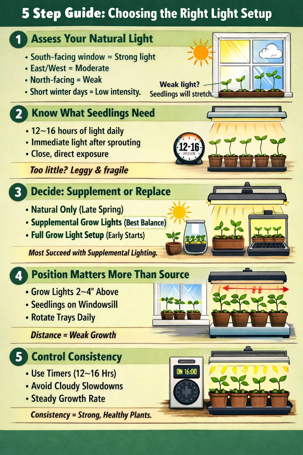 Light Setup for Seedlings Guide