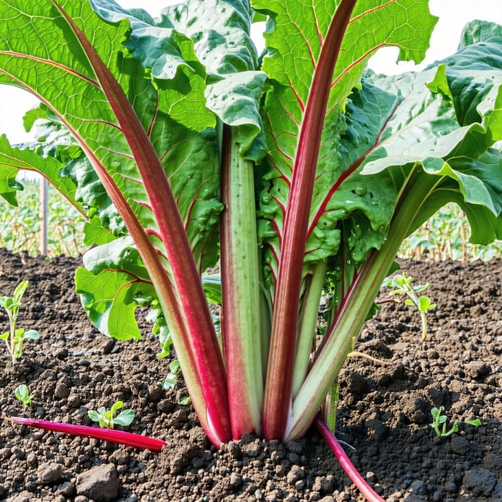 rhubarb plant-1